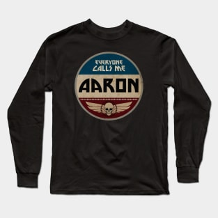 Vintage Name Tag: Aaron Long Sleeve T-Shirt